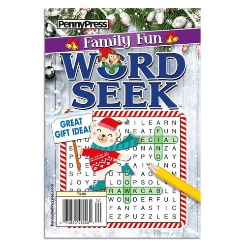 Lot of 8 New Penny Press Dell Word Search Puzzle Books Word Seek Random Mix