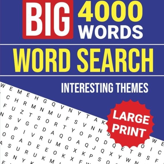 Word Search Puzzles Large Print Activity Book 4000-words