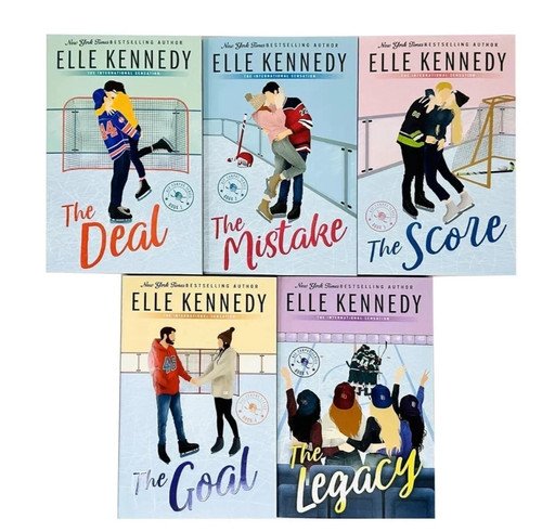 Off-Campus Series The Deal, Mistake, Score, Goal, Legacy, 5 book set..