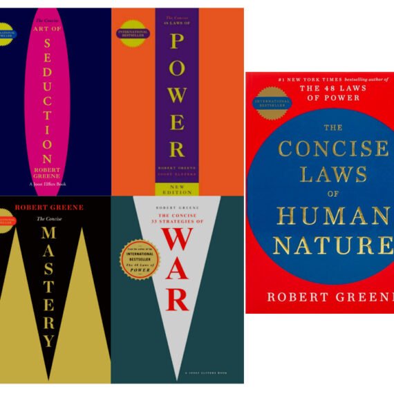 Robert Greene Collection 5 Books Set - [CONCISE] Seduction, Power, USA STOCK