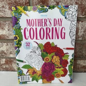 Blissful Mother’s Day Adult Coloring Book UNUSED 32 Beautiful Designs 2022