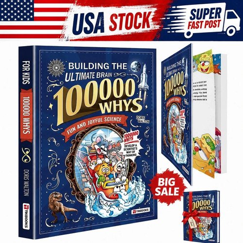 Children's Encyclopedia 100000 Whys Kids Book Ages 6-12 Extracurricular Reading