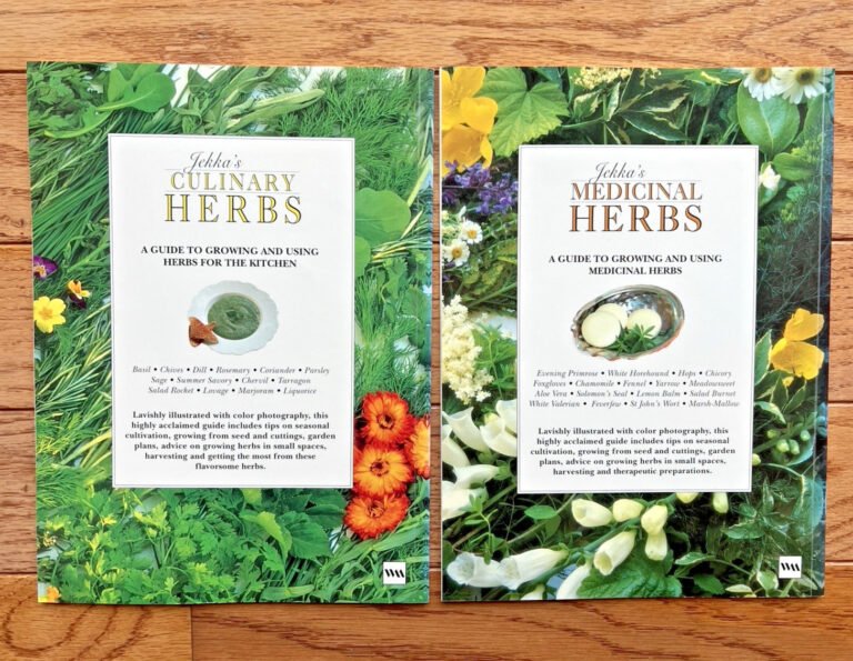 JEKKA’S HERB LOT of 2 Culinary Herbs & Medicinal Herbs PB VG Jekka McVicar
