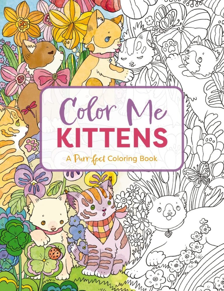 Color Me Kittens: A Purr-fect Adult Coloring Book (Color Me Coloring Books)
