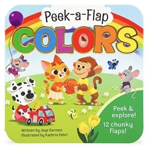 Peek-a-Flap Colors – Lift-a-Flap Board Book for Curious Minds and Little Learne