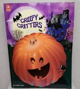 Vintage Rare Dalmatian Press Creepy Critters coloring book Halloween. Great Cond