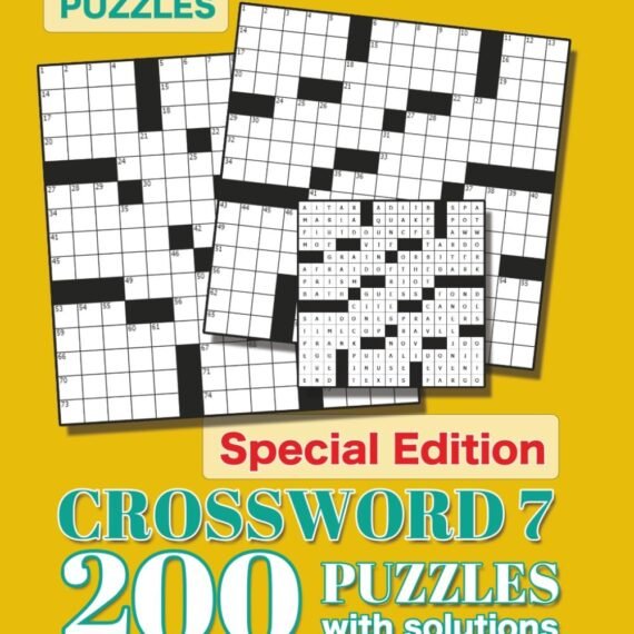 USA Best Crosswords 7: 200 Puzzles Easy to Hard for Adults with by Puzzles
