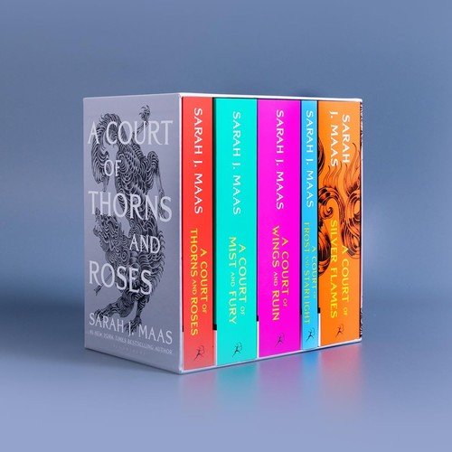 Court of Thorns and Roses Paperback Box Set (5 books) by Sarah J. Maas.