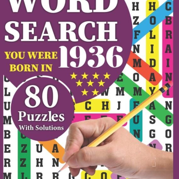Word Search: You Were Born In 1936: Large Print Adults Word Search Brain