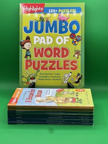 7 Highlights Level P & 1 Puzzle Readers Books-Nick & Nack & Jumbo Puzzle Bk
