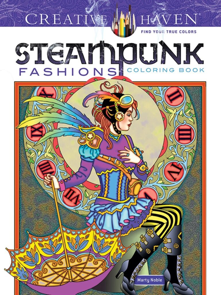 Creative Haven Steampunk Fashions Coloring Book (Adult Coloring Books: Fashi…