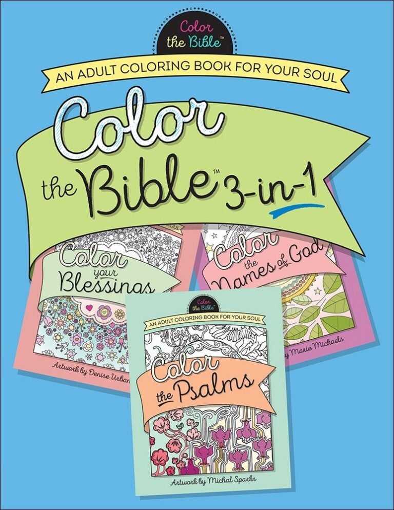 Color the Bible© 3-in-1: An Adult Coloring Book for Your Soul – Harvest House Pu