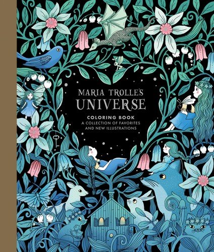 Maria Trolle’s Universe Coloring Book: Hardcover adult coloring book featuri…