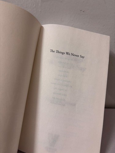 The Things We Never Say by Elizabeth Strout Paperback New Book usa stock
