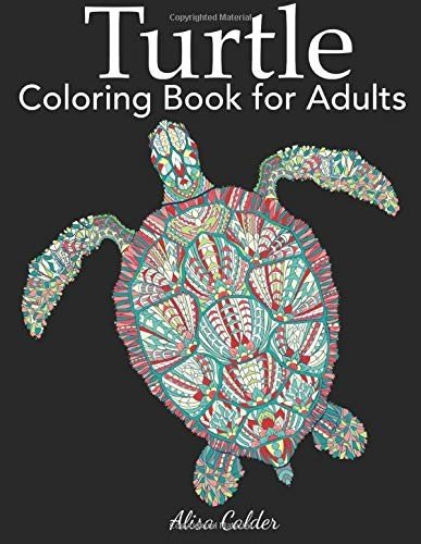 Turtle Coloring Book for Adults