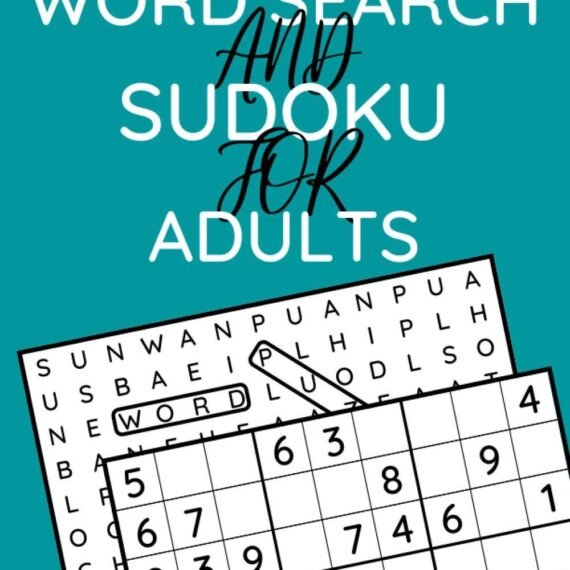 Word Search And Sudoku For Adults: 100+ Puzzles For Adults & Seniors by Funafter