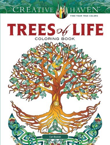 Creative Haven Trees of Life Coloring Book (Adult Coloring Books: World & Tr…