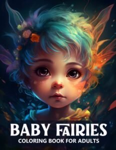 Baby Fairies Coloring Book For Adults: Fantasy And Fairy Cuties Grayscale Co…