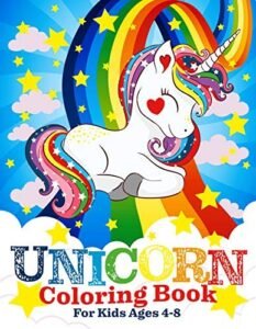 Unicorn Coloring Book for Kids Ages 4-8 by Coloring, Two Hoots