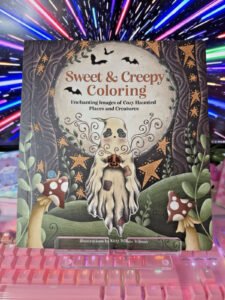 Sweet & Creepy Coloring Book Kitty Willow Wilson Halloween Ghosts Witches Adult