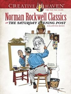 Adult Coloring Norman Rockwell Classics from The Saturday Evening Post Coloring