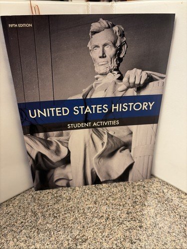 BJU United States History Student Activities, 5th Ed. (2018, Paperback),Like New