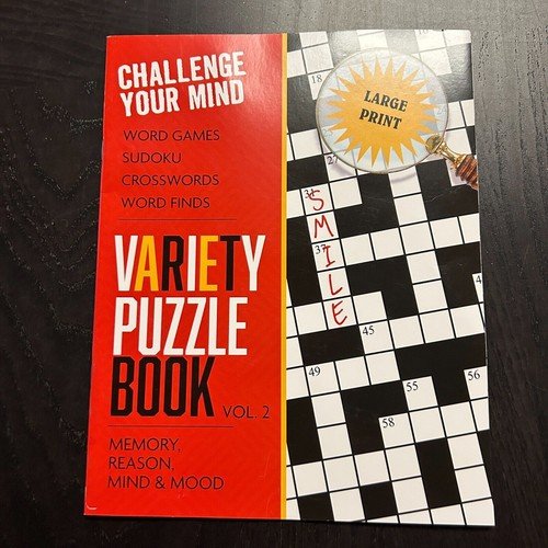 VARIETY PUZZLE BOOK VOL 2 Memory Disabled Veteran National Foundation DVNF 2025