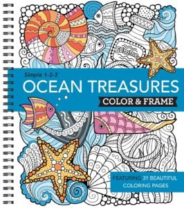Color & Frame – Ocean Treasures (Adult Coloring Book)