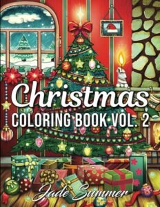Christmas Coloring Book: An Adult Coloring Book with Fun, Easy, and Relaxing…