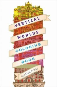 Vertical Worlds Adult Coloring Book