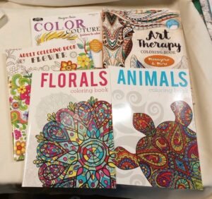 5 Adult Coloring Books Relaxing Gift