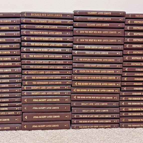 Louis L'Amour Lamour Leatherette Western Books Choose Your Title-Drop Down Menu
