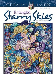 Creative Haven Entangled Starry Skies Coloring Book (Adult Coloring Books: N…